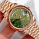 Noob Factory Rolex Day Date Rose Gold Olive Green Dial Swiss Replica Watch For Men (3)_th.jpg